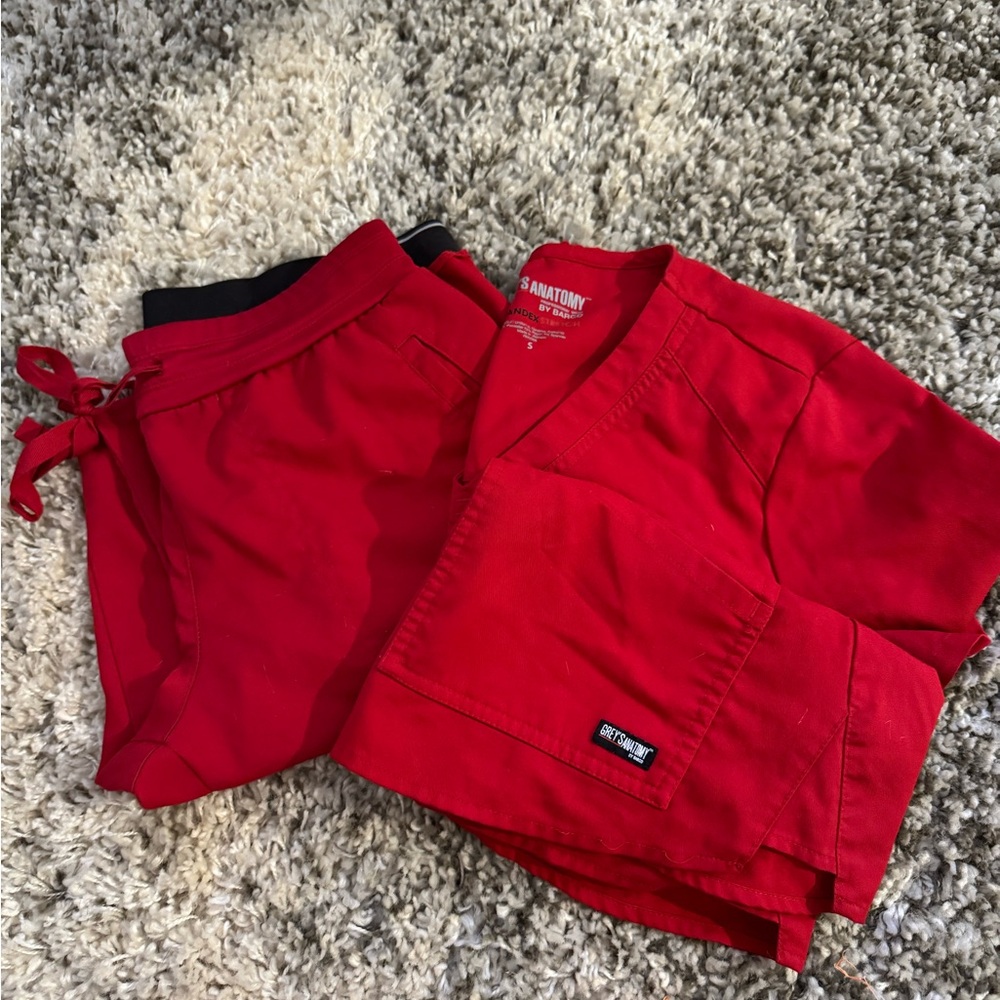 Red small greys anatomy set